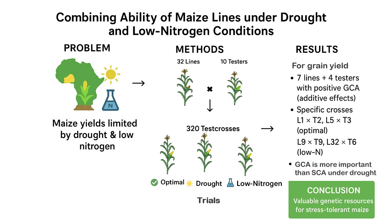 Combining ability for grain yield and other agronomic traits of early ...